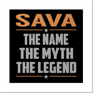 SAVA The Name The Myth The Legend Posters and Art